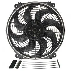 14-Inch Curved-Blade Electric Cooling Fan – High-Static-Pressure Design 1