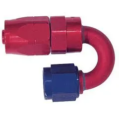 180-Degree Reusable Swivel Fitting For -8 Hose (Aluminum) 1