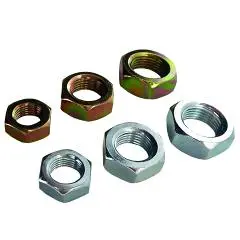 3/8"-24 Right-Hand Steel Jam Nut 1