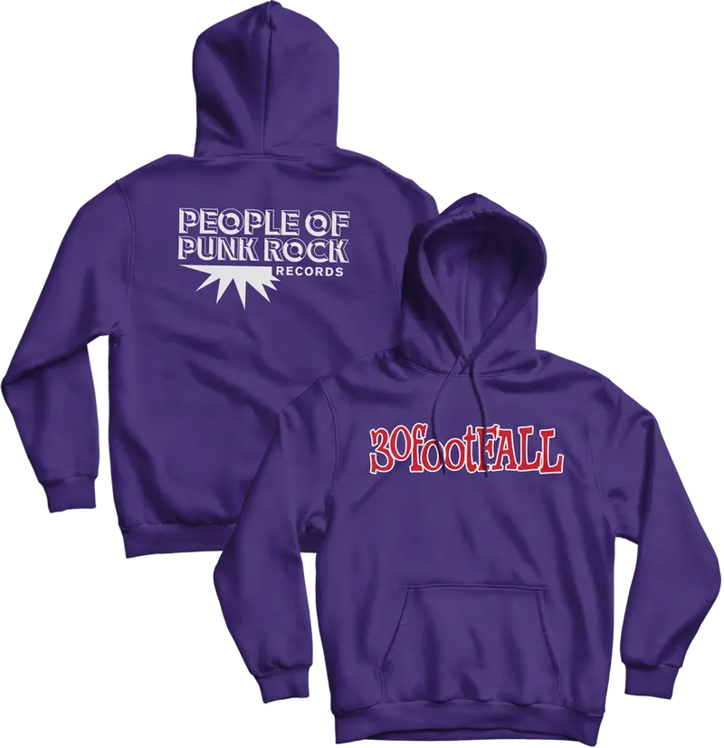 30Footfall Nitro Purple Pullover Hoodie 1