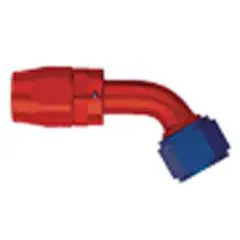 60-Degree Reusable Swivel Fitting For -8 Hose (Aluminum) 1
