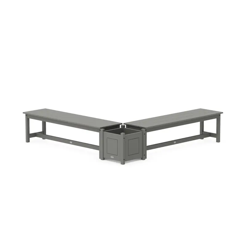60-Inch Country Living L-Shaped Planter Bench 1