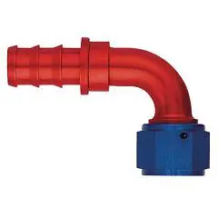 90° Socketless Aluminum Hose Fitting, -10 An 1