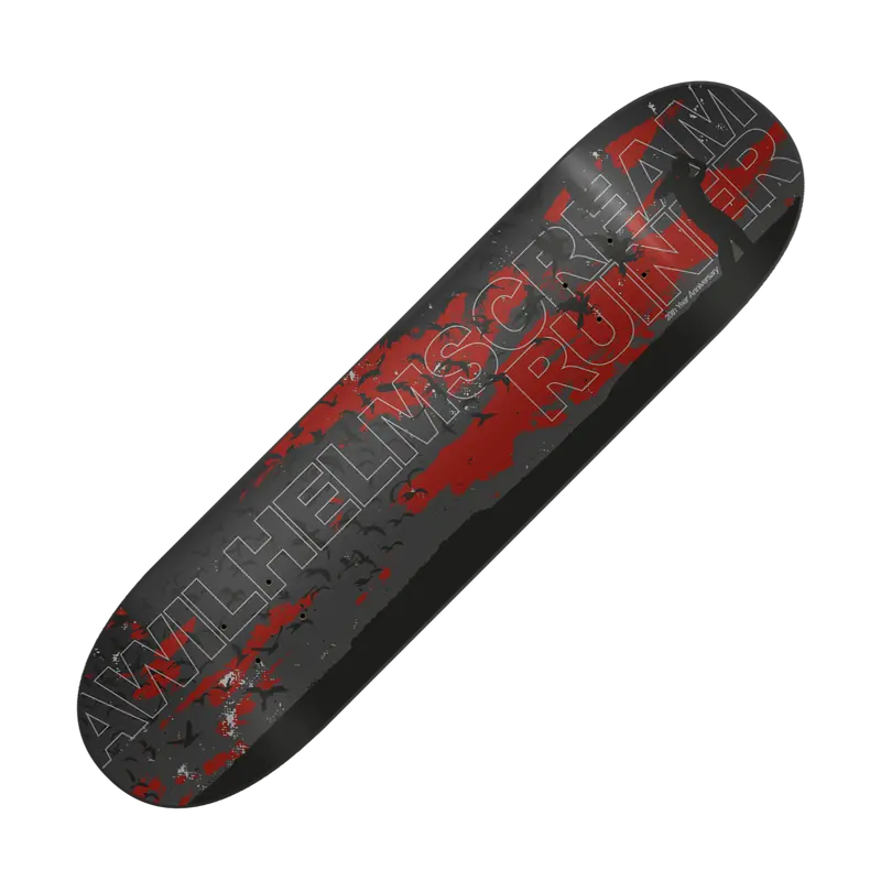 A Wilhelm Scream 'Ruiner' Skateboard Deck 1