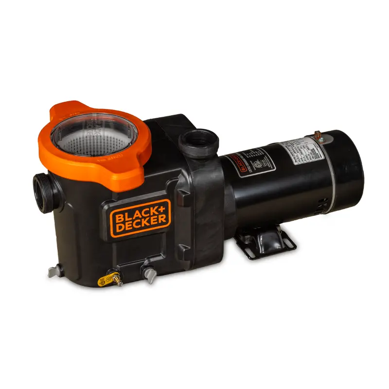 Black+Decker 1 Hp Single-Speed Above-Ground Pool Pump – Reliable Circulation 1