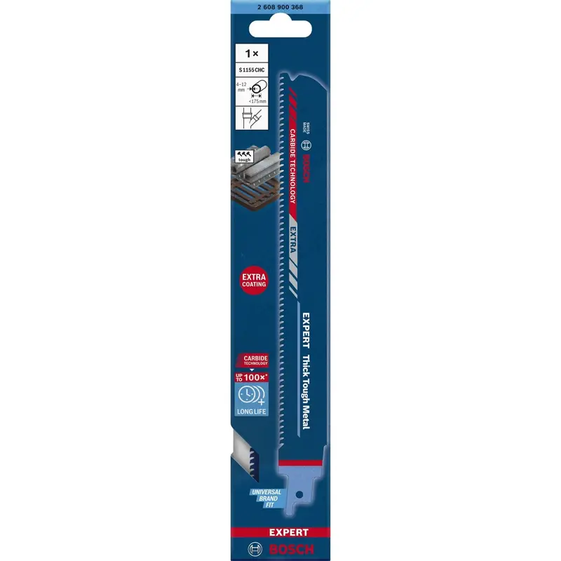 Bosch Expert S1155Chm Sabre Saw Blades – Heavy-Duty Endurance For Thick Metal (2608900368) 1