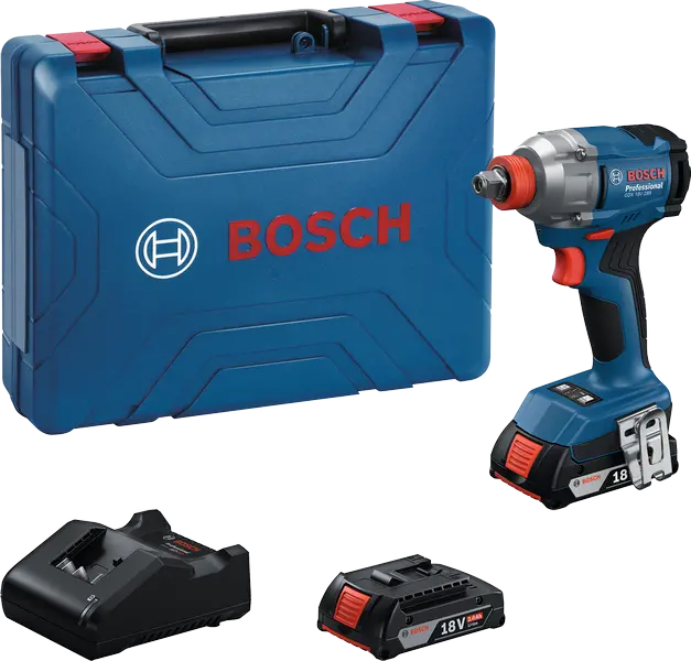 Bosch Gdx 18V-285 Cordless Impact Driver And Wrench Combo Kit 1