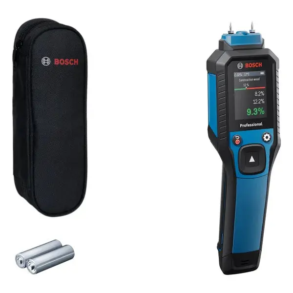 Bosch Gmp 2-15 Moisture Meter – Pinless Digital Moisture Scanner For Building Materials (Model 0601078100) 1