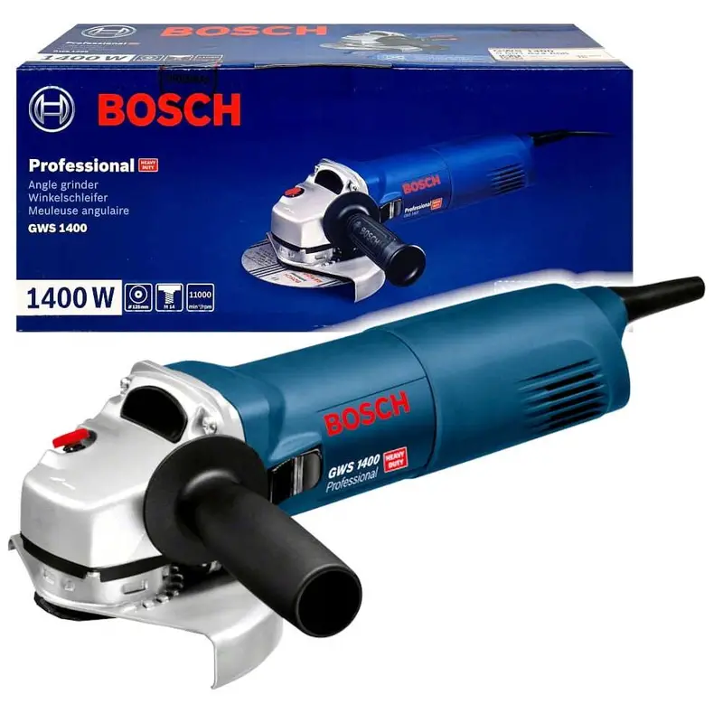 Bosch Gws 1400 Angle Grinder – 1400W Heavy-Duty (0601824806) 1