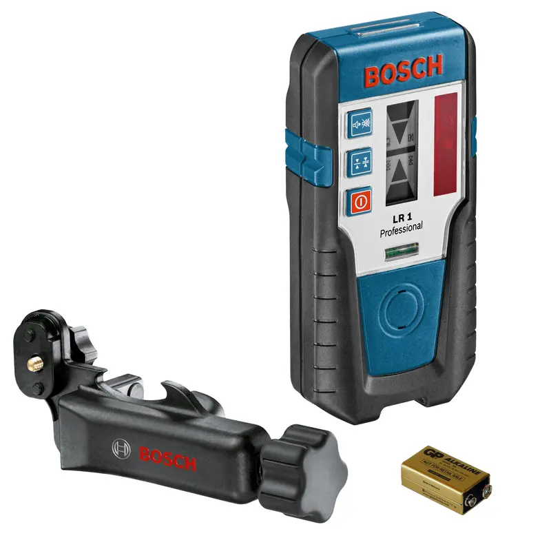 Bosch Lr 1 Laser Detector – Compact, Entry-Level Receiver For Rotary Lasers (0601015400) 1