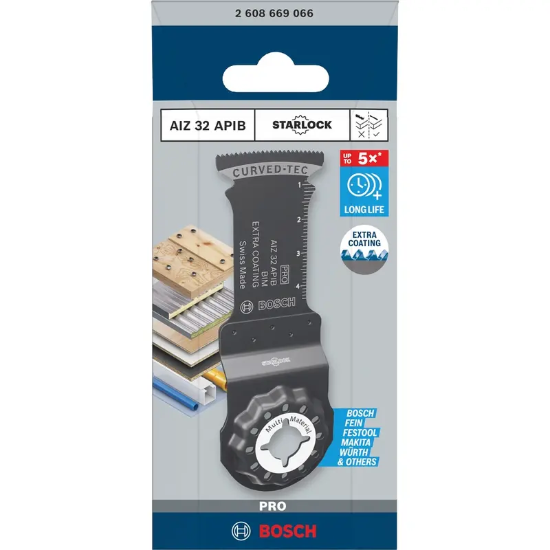 Bosch Pro Aiz 32 Apib Plunge-Cut Oscillating Blade – 32 × 50 Mm (Sku 2608669066) 1