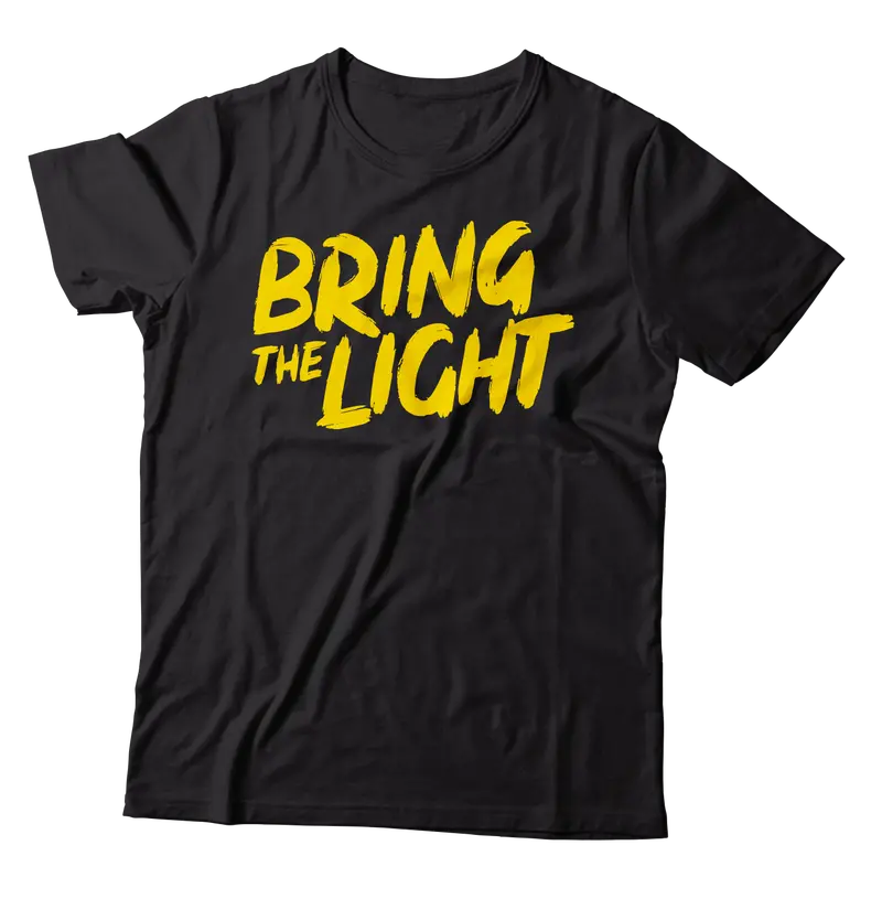 Bring The Light Logo Black Unisex T-Shirt 1