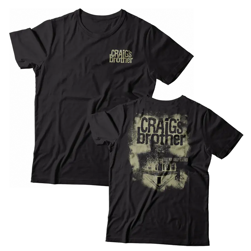Craig'S Brother Easily Won, Rarely Deserved Black T-Shirt (Version 2) 1