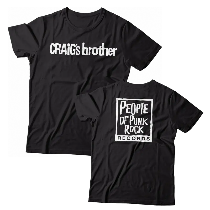 Craig'S Brother Popr & Nail Black T-Shirt 1