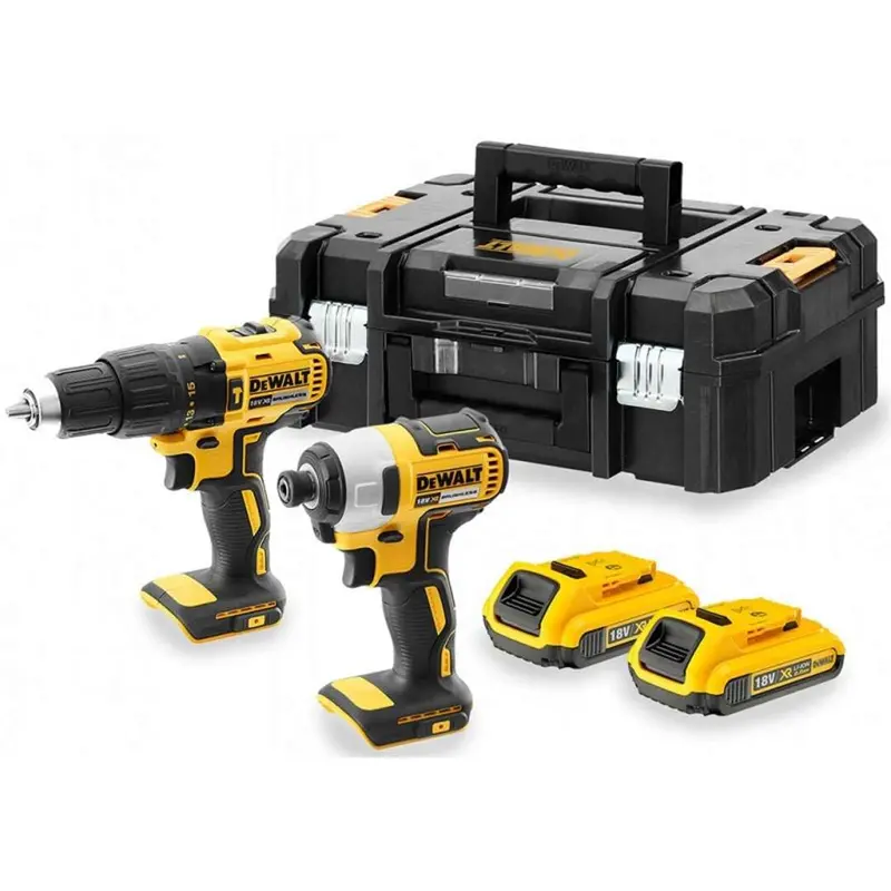 Dewalt Dck2060D2T-Qw 18V Hammer Drill And Impact Driver Twin-Pack 1