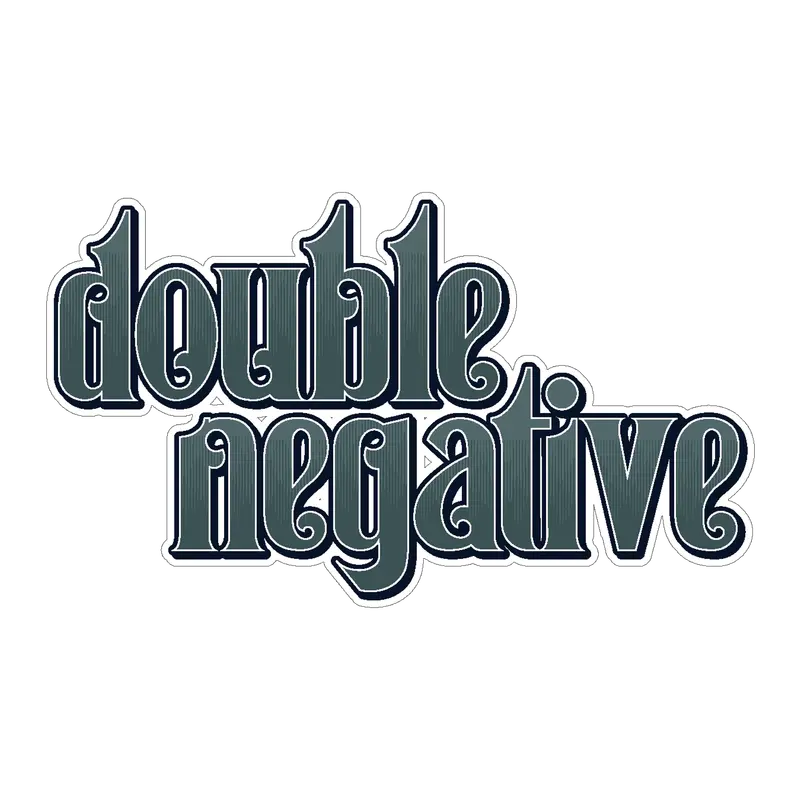 Double Negative Official Band Logo Sticker 1