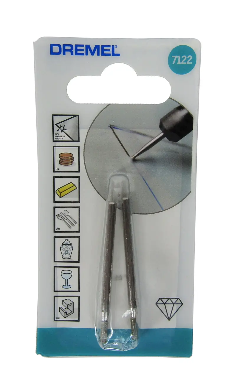 Dremel 2.4 Mm Diamond-Coated Point For Metal And Ceramic – Model 7122 1