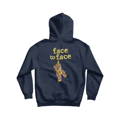 Face To Face - Big Choice / Teddy Bear Youth Pullover Hoodie In Navy 1