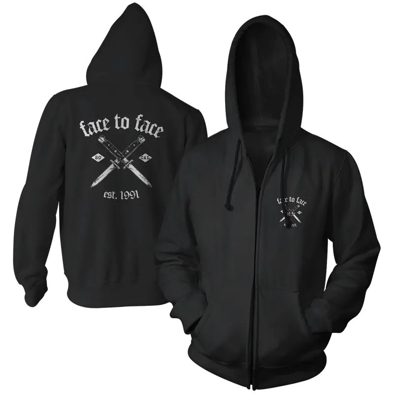 Face To Face 'Switchblades' Zip-Up Hoodie 1