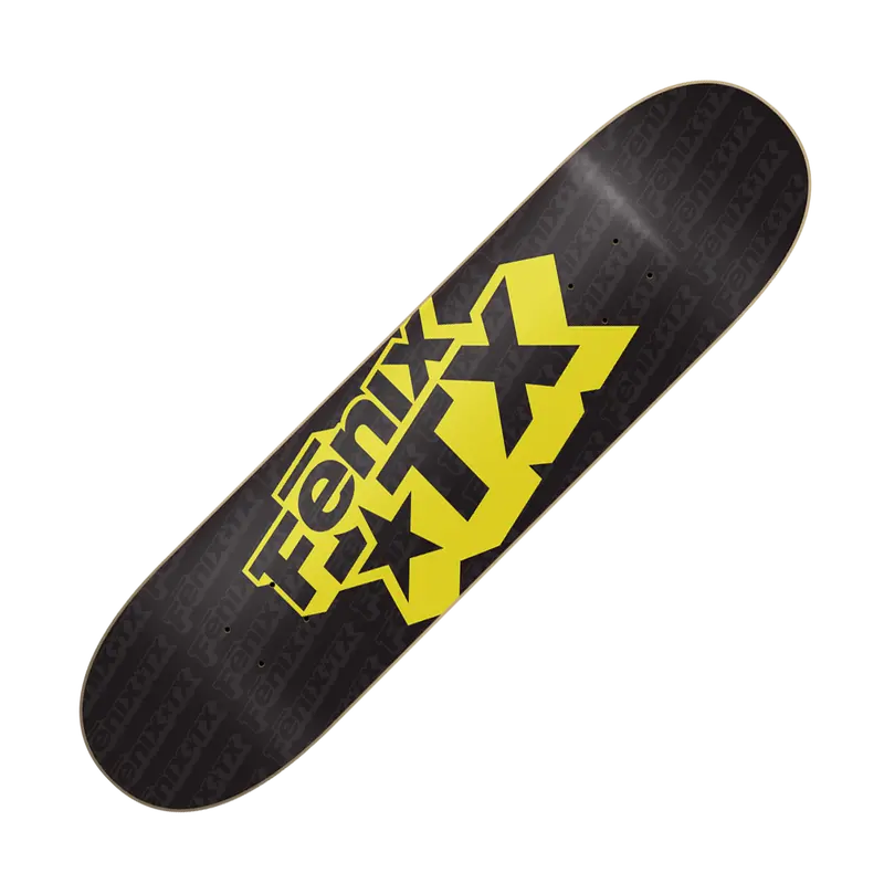 Fenix Tx Black Logo Skateboard Deck 1