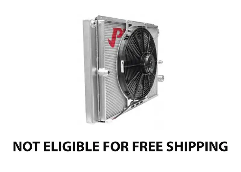 Ford-Specific Late Model Radiator With Integrated Full-Surface Oil Cooler Stack (28" X 19") And 16" Cooling Fan 1