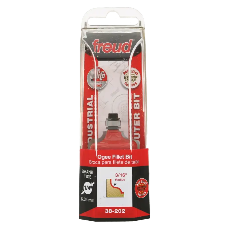 Freud 38-20225P Ogee Fillet Router Bit – 31.8Mm Diameter, 12.7Mm Cutting Height, 2-Flute 1