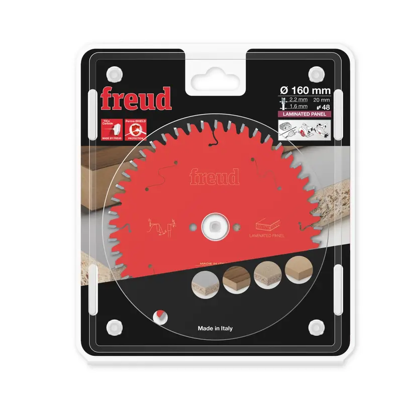 Freud Hm Circular Saw Blade – 160Mm Diameter, 20Mm Arbor, 48 Tooth, Compact Precision Cutting (Fr06L001H) 1