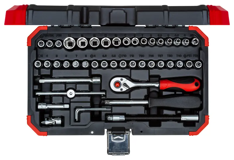 Gedore 46-Piece 1/4" Socket Set (4–14 Mm) – Compact Starter Kit (Model 49003046) 1