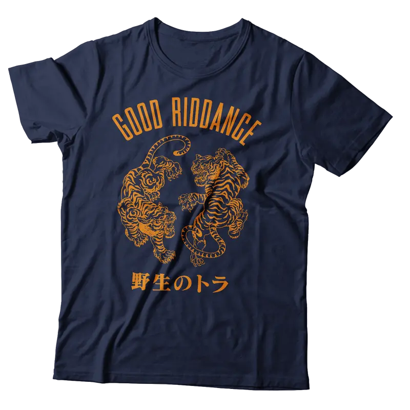 Good Riddance Tiger Navy T-Shirt 1