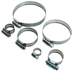Heavy-Duty Stainless Steel Hose Clamp – Size #06W (0.375–0.875 Inch Diameter) 1