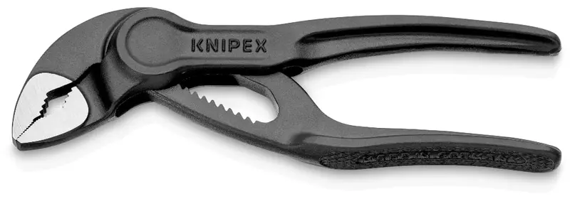 Knipex Cobra Xs Water Pump Pliers – Compact, Self-Adjusting Grip For Plumbing (87 00 100) 1