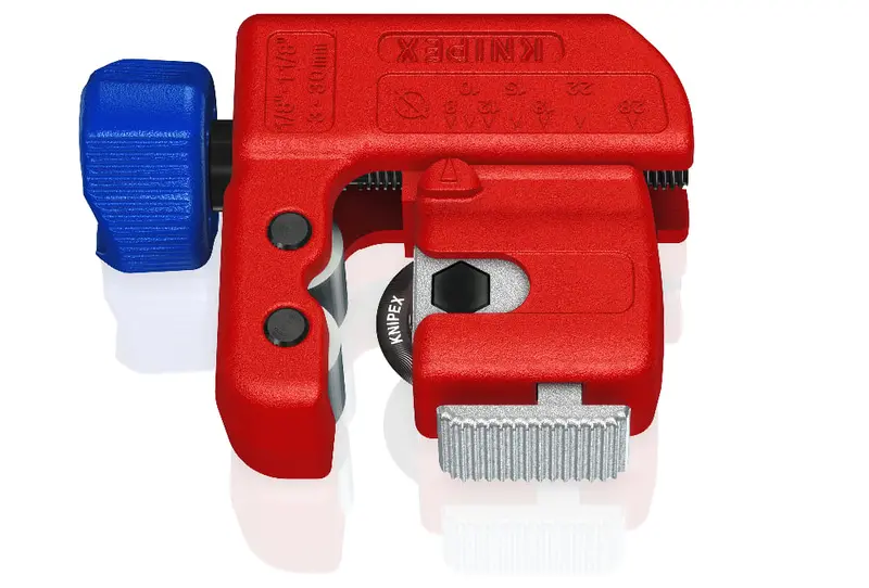 Knipex Tubix S Pipe Cutter – Slim-Design Ratcheting Tube Cutter For Confined Areas (90 31 01) 1