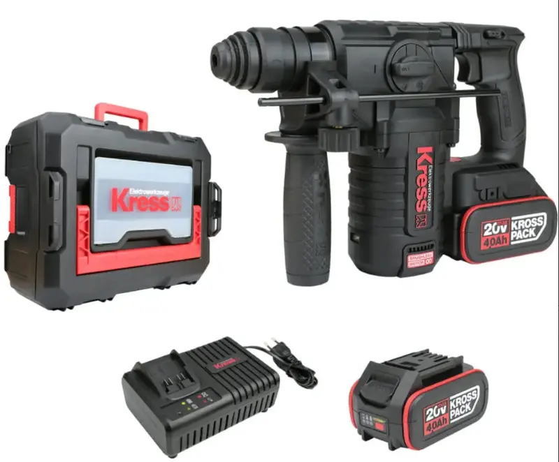 Kress Kuc61.2 24Mm Cordless Rotary Hammer Drill Kit 1