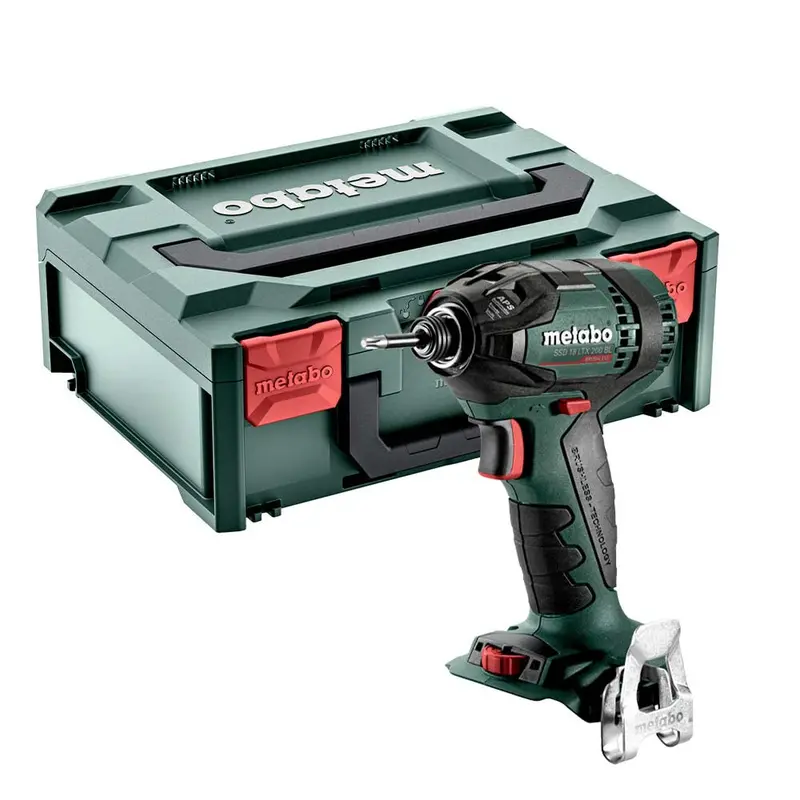 Metabo Ssd 18 Ltx 200 Bl Cordless Impact Driver – Lightweight 18V Brushless 1
