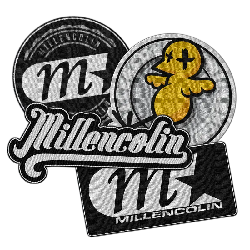 Millencolin Embroidered Patch Set – 4-Piece Collection 1