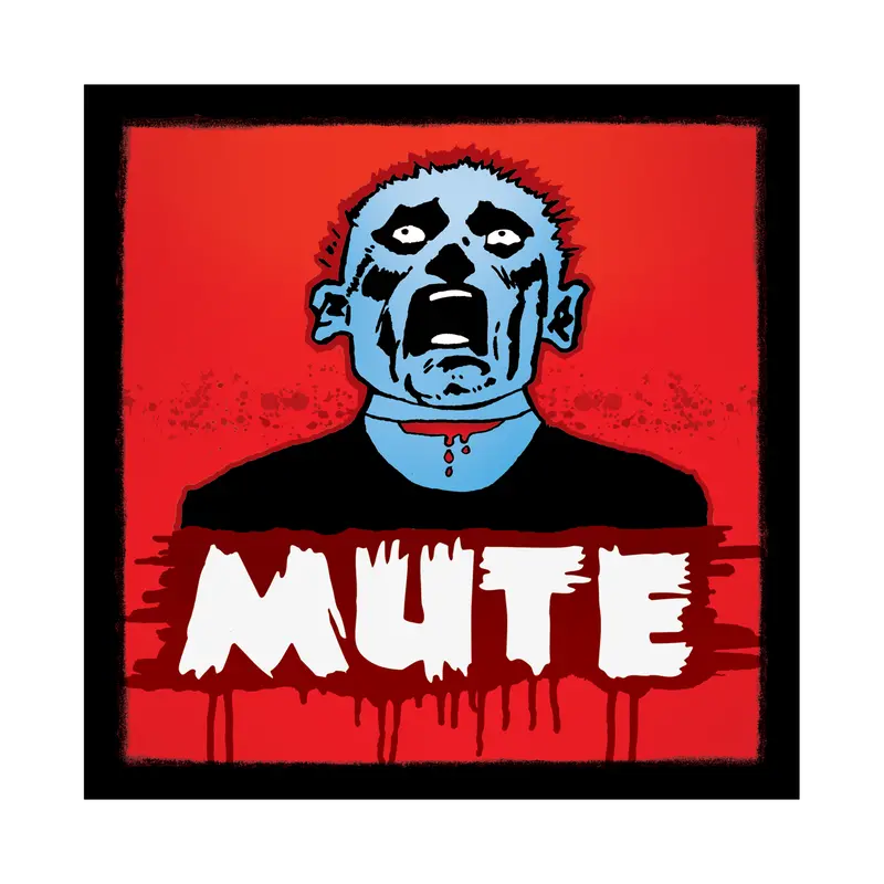 Mute Cutthroat Design Sticker 1