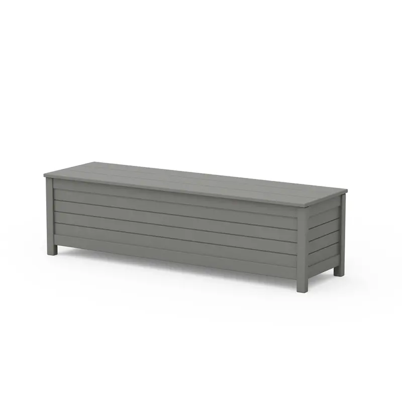 Nautical-Themed 60-Inch Outdoor Storage Bench 1