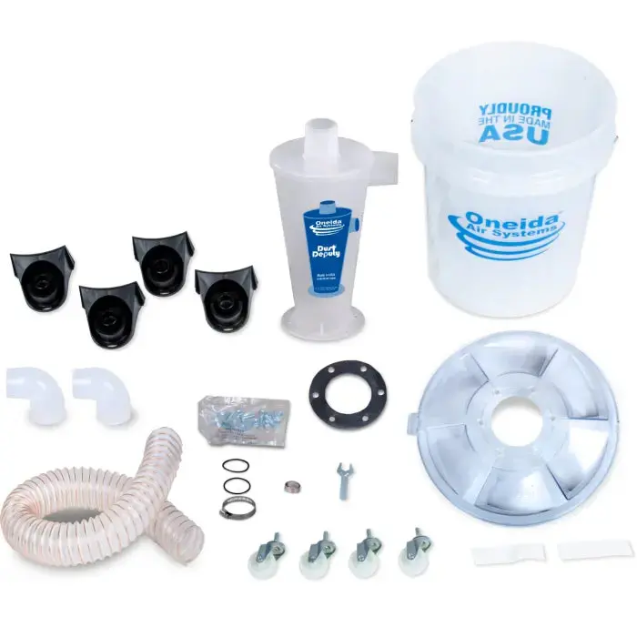 Oneida Dust Deputy Deluxe All-Clear Cyclonic Dust Separator Kit 1