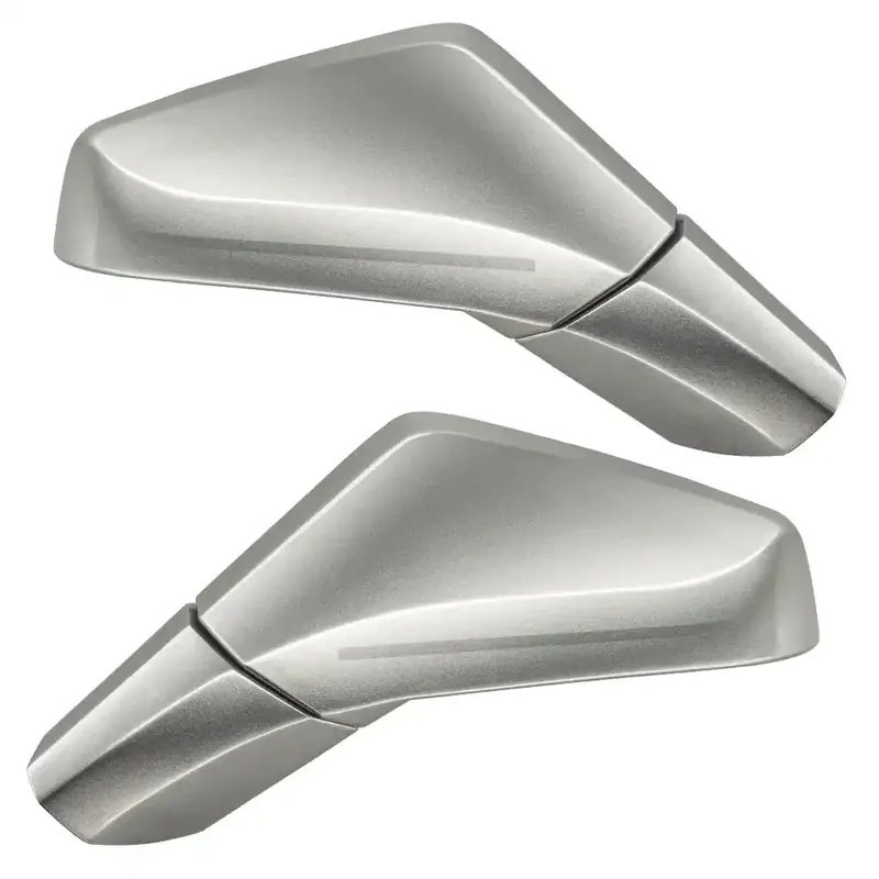 Oracle Lighting Xm Concept Ghosted Side Mirrors In Light Tarnished Silver Metallic (Model 3902-504-67U-G) 1