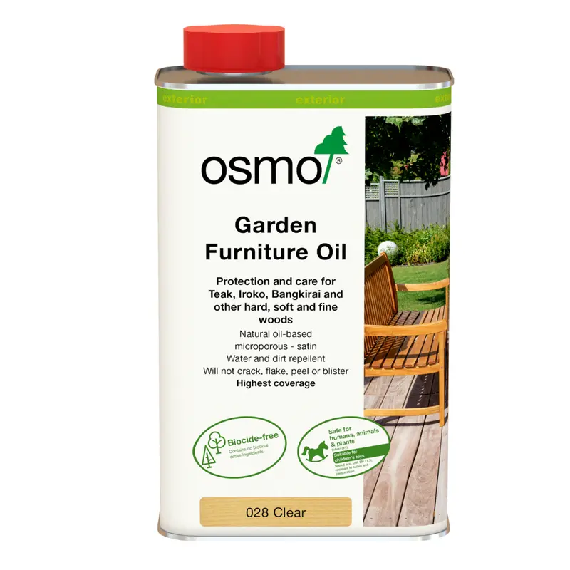 Osmo Garden Furniture Oil – Weatherproof Natural Oil For Outdoor Timber 1