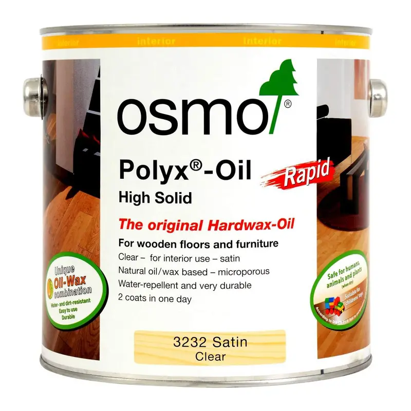 Osmo Polyx-Oil Rapid – Fast-Drying Natural Wood Finish For Interior Surfaces 1