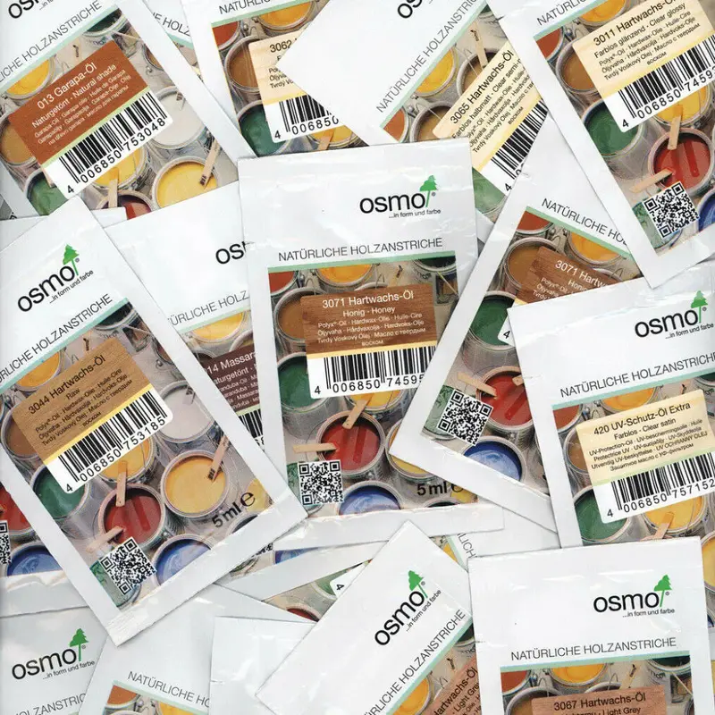 Osmo Top-Oil Sample Sachets – 5Ml, Choose Your Tint 1