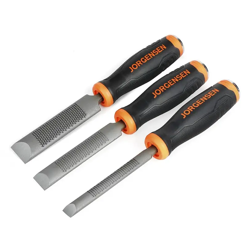 Pony Ac70580 3-Piece Rasp & Chisel Set – Featuring Reinforced Metal Striking Caps 1