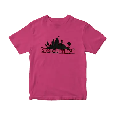 Popr Records Punknite Youth T-Shirt In Heliconia Pink 1