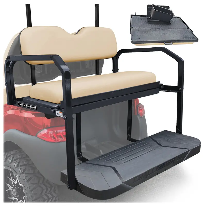 Proformx Challenger Hd Rear Seat With Buff Cushions – Club Car Precedent, Onward & Tempo 1