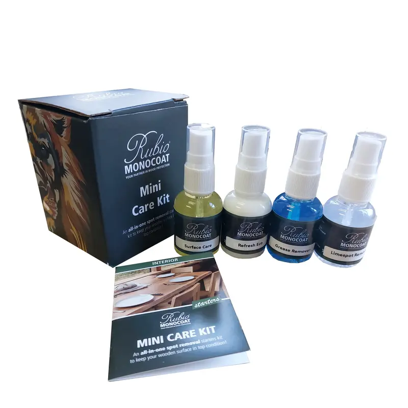 Rubio Monocoat Mini Care Kit – Four 30 Ml Essentials For Routine Wood Surface Maintenance 1