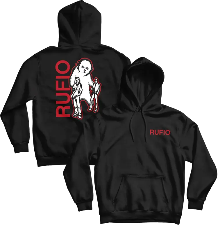 Rufio Mcmlxxxv Black Pullover Hoodie 1