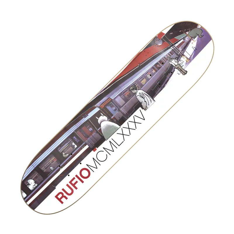 Rufio Mcmlxxxv Vintage-Inspired Skate Deck 1