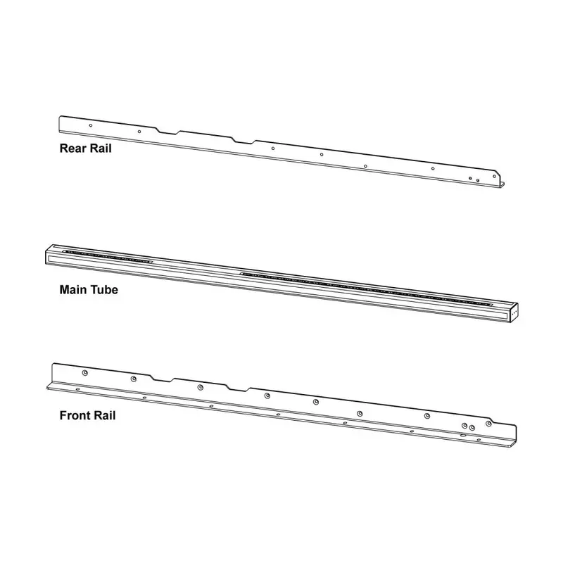 Sawstop Tgi2-R52A 52-Inch Extension Rail Assembly – Precision Guide For Industrial Saws 1