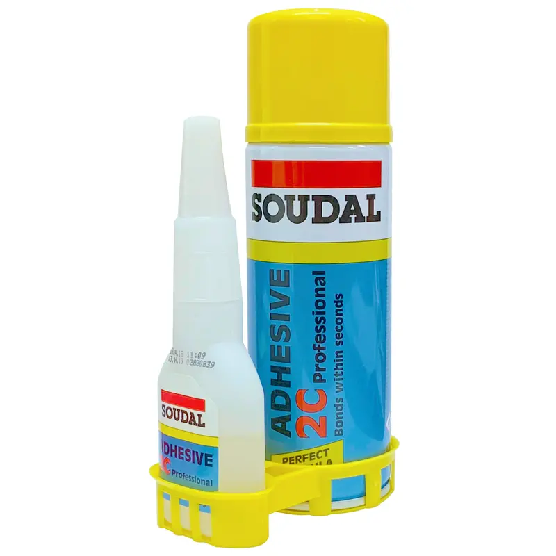 Soudal 2C Mitre Adhesive Kit – 400Ml Resin + 100G Hardener 1